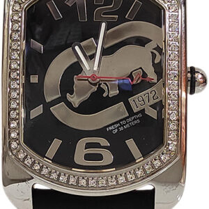 Marc Ecko The Entourage Black Leather Strap E95017G1