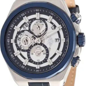U.S. Polo Assn. Maverik Blue Leather Strap USP7121BL