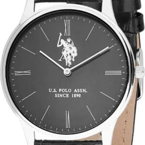 U.S. Polo Assn. Jeremy Black Leather Strap USP7193BK
