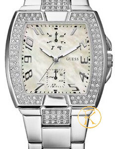 GUESS Stainless Steel Crystal Ladies Calendar W15055L1