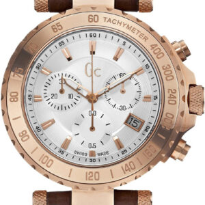 Guess Collection Chronograph Brown Leather Strap X58004G1S
