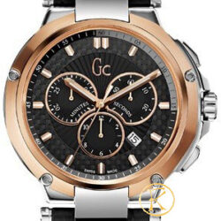 GUESS Collection Executive Black Leather Strap X66001G2S