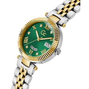 Guess Collection Flair Crystals Two Tone Stainless Steel Bracelet Z01019L9MF