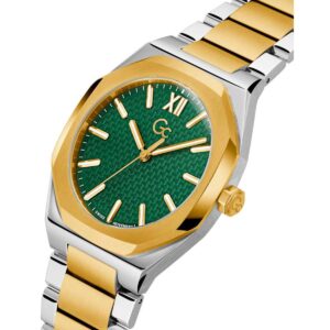 Guess Collection Coussin Sleek Two Tone Stainless Steel Bracelet Z26002G9MF