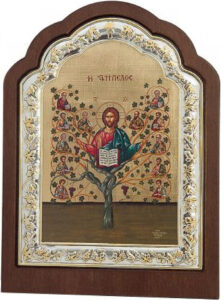Η ΑΜΠΕΛΟΣ (Μεταξοτυπία Σε Καμβά) ΚΩΔ.1853 20Χ27 cm
