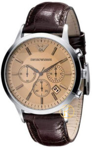 Emporio ARMANI Brown Strap Chronograph AR2433