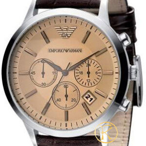 Emporio ARMANI Brown Strap Chronograph AR2433