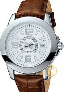 ESPRIT Orbit Brown Leather Strap  ES102372001