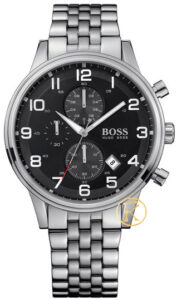 BOSS Chronograph Black With Stainless Steel Bracelet 1512446