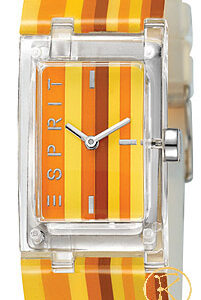 ESPRIT Houston Orange ice Colourful Rubber Strap  ES103362005