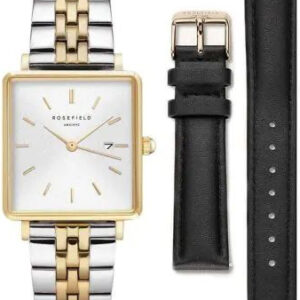 Rosefield The Boxy Ladies QVSGD-Q013 Two-Tone Stainless Steel Bracelet