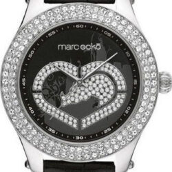 Marc Ecko Black Leather Strap E10038M8