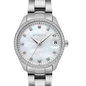 Vogue Mini Crystals Silver Stainless Steel Bracelet 614384