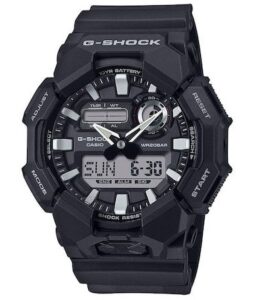 CASIO G-Shock Black Rubber Strap GA-010-1AER