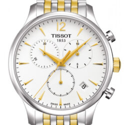 Tissot T-Classic Tradition Two Tone Stainless Steel Chronograph T063.617.22.037.00