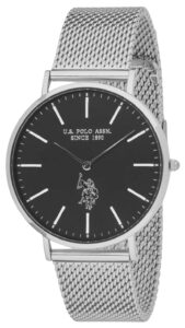 U.S. Polo Assn. Austin Silver Stainless Steel Bracelet USP7257BK