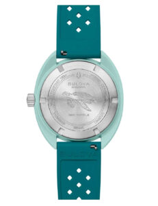Bulova Snorkel Green Silicon Strap 98B446
