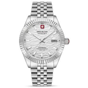 Swiss Military Hanowa Diligenter Automatic Silver Stainless Steel Bracelet SMWGL0005402