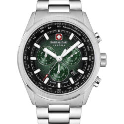 Swiss Military Hanowa Navalus Chronograph Silver Stainless Steel Bracelet SMWGI0004206