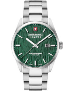 Swiss Military Hanowa Silver Fir Silver Stainless Steel Bracelet SMWGH0006101