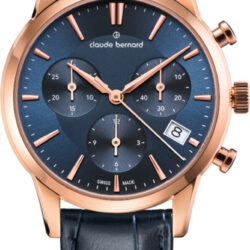 Claude Bernard Classic Chronograph Ladies Watch 10231-37R-BUIR