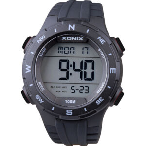 XONIX DAX-A06 Black Rubber Strap