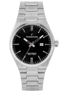 Thorton Torstein Silver Stainless Steel Bracelet 9305331M