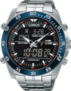 Lorus Analog-Digital Alarm Chronograph RW623AX9