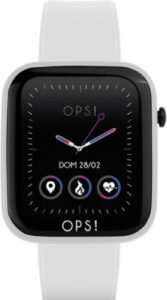 OPS!SMART Active White Rubber Strap OPSSW-01