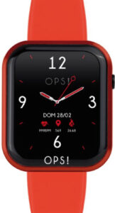 OPS!SMART CALL Red Rubber Strap OPSSW-14