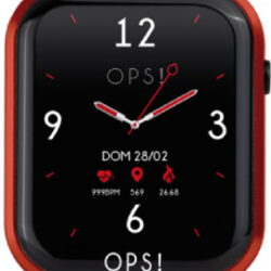 OPS!SMART CALL Red Rubber Strap OPSSW-14