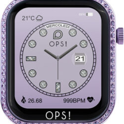 OPS!SMART CALL Love Diamons Lilac Mesh Strap OPSSW-42